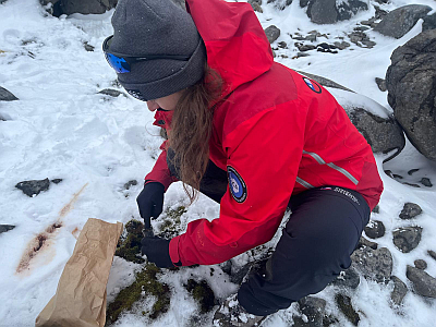 Campionamento in Antartide