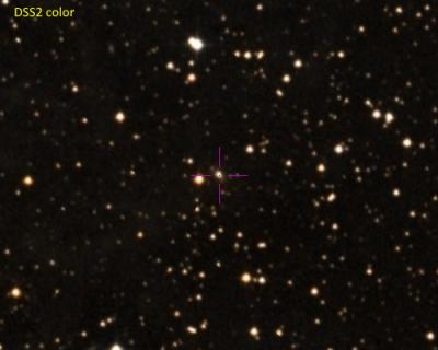 The star field with the blazar BL Lac The star field with the blazar BL Lac