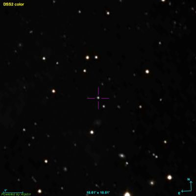 S4 9654+65 DSS2 star field