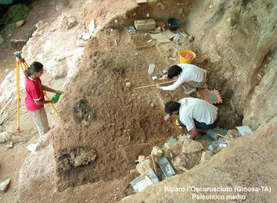 Ginosa (TA) - Riparo l'Oscurusciuto (Paleolitico Medio)