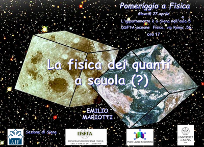 La fisica dei quanti a scuola (?) La fisica dei quanti a scuola (?)