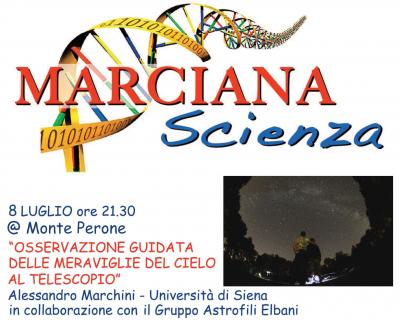 Locandina Marciana Scienza 8 luglio 2016