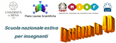 logo scienza in 4D