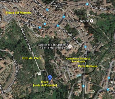 Raggiungi la Sede di Fisica