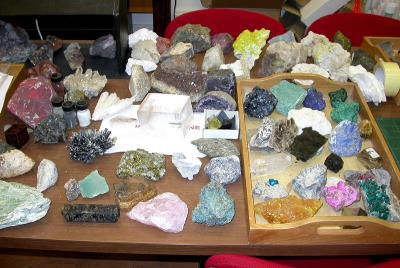 Museo Scienze della Terra, tavolo in laboratorio