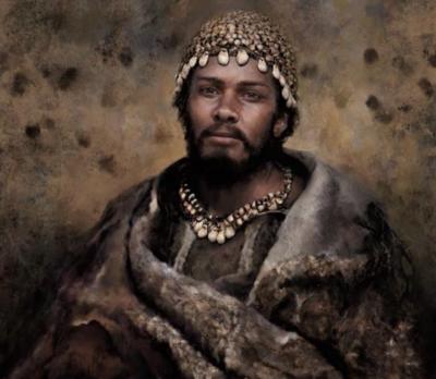 Ricostruzione di un cacciatore-raccoglitore associato alla cultura gravettiana